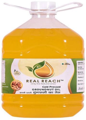 5 Liter Cold Pressed Groundnut Oil, Certification : FSSAI