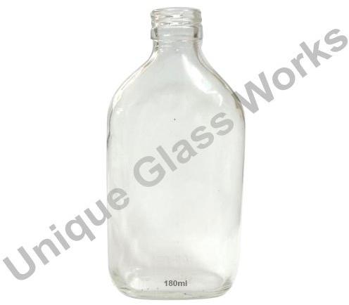 Liquor Glass Bottle, Color : Transparent