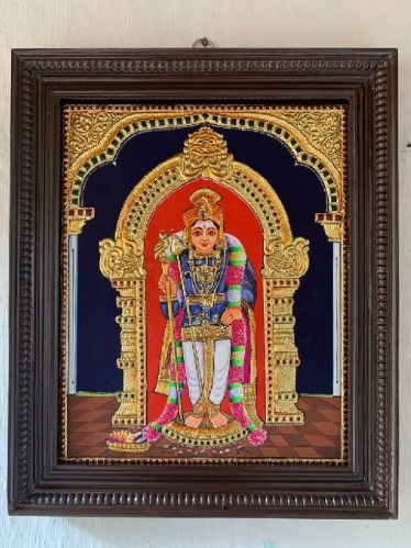 Murugan Tanjore Painting, Packaging Type : Thermocol Box