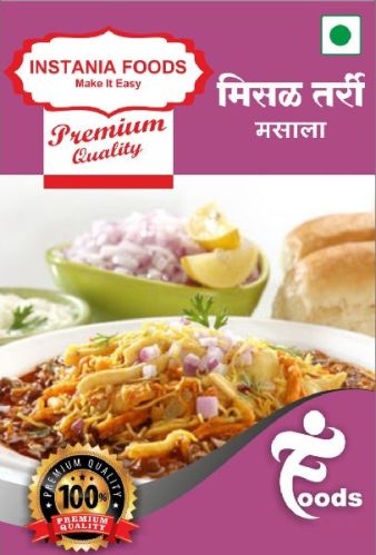 Instania Foods Misal Tarri Masala Mix, Certification : FSSAI Certified