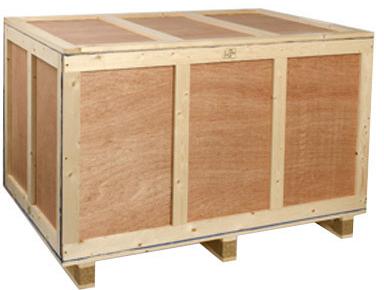 Rectangular Polished Plywood Wooden Box, For Packaging, Pattern : Plain