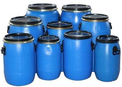 HDPE Water Barrel, Color : Blue