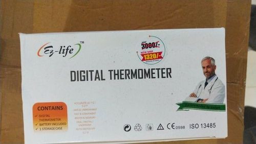 Ez Life Battery Plastic 100-150C Digital Thermometer, Length : 10-15cm