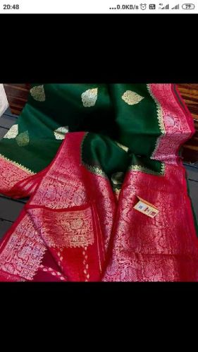 Banarasi Kora Organza, Feature : Attractive Look