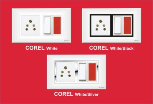 Rectangular Plastic Corel Cover Plates, For Electrical Use, Feature : Easy To Fit, Good Quality