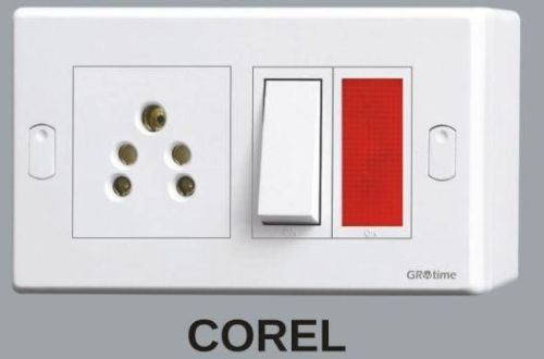 Plastic Corel Modular Gang Box, For Electric Fitting, Certification : ISI Certified