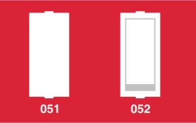 Rectangular Plastic Modular Series Blank Plate, For Electrical Use, Feature : Easy To Fit, Good Quality