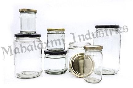 Salsa Glass Jar, Cap Material : Metal