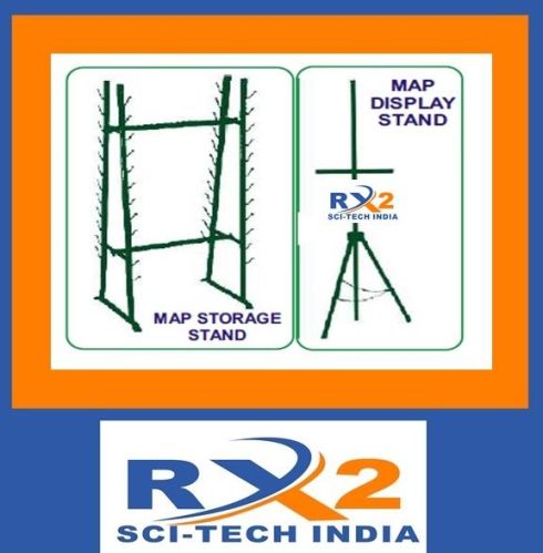 Metal Chart Display Stand/Rack, For Colllege, Medical Store, Office, School, Educational, Feature : Well Finished