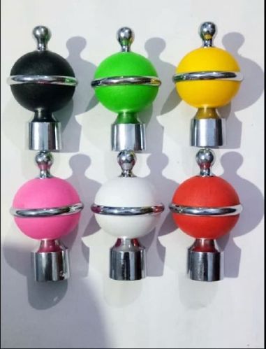 Polished Metal ABS Curtain Finials, For Decoration Use, Feature : Corrosion Proof, Excellent Quality