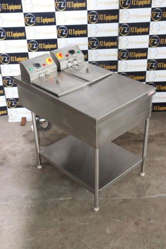 Round Stainless Steel Deep Fat Fryer