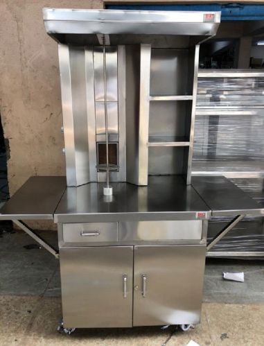 Stainless Steel Shawarma Machine, For Commercial Cooking