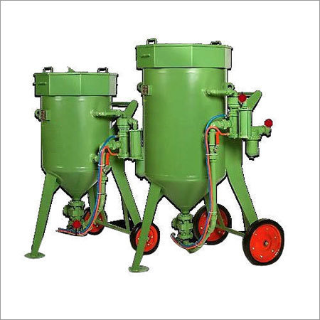 1000 KG Sand Blasting Machine, Color : Blur