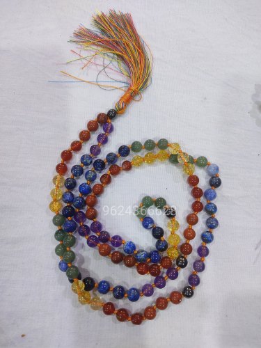 Plain Seven Chakra Mala, Size : Standard