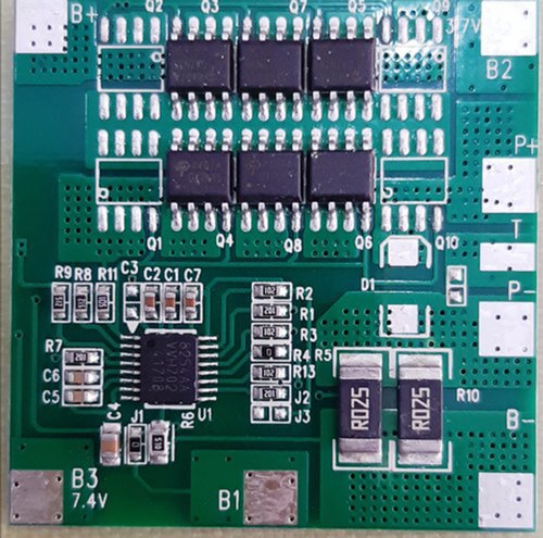 12.8V 4s 20 AMP Lifepo4 BMS, Size : 40 X 40 X 3 Mm