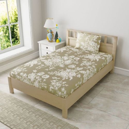Premium Collection Single Bedsheet Set, For Home, Pattern : Printed