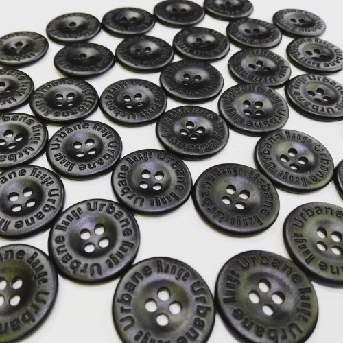 Zinc 32 Line Buttons, For Garment, Shape : Round