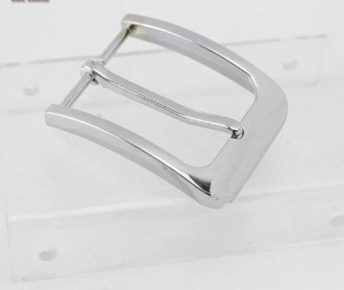 Square Silver Metal Buckle, For Belts, Size : Standard