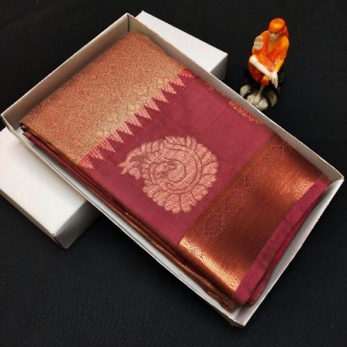 Unstitched Art Silk Saree, For Easy Wash, Dry Cleaning, Anti-Wrinkle, Shrink-Resistant, Technics : Hand Made