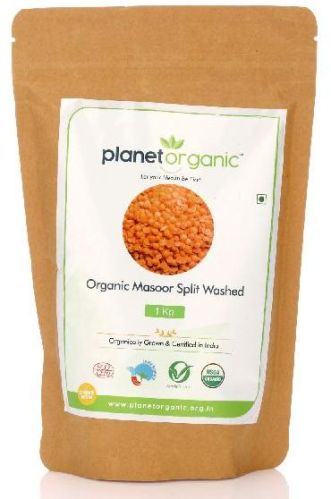 Planet Organic India : Organic Masoor Dal (Split Skinless)