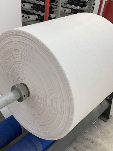 Plain PP Woven Fabric Roll, Width : 19 Inch