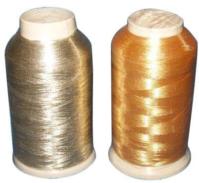 Plain Metallic Zari Thread, Packaging Type : Corrugated Box