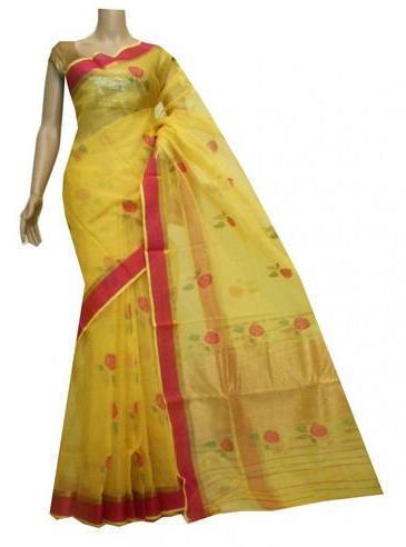 Tussar Handloom Sarees, For Easy Wash, Anti-Wrinkle, Shrink-Resistant, Packaging Type : Poly Bag