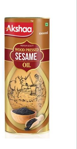 ORGANIC WOOD PREESED SESAME OIL, Packaging Type : TIN