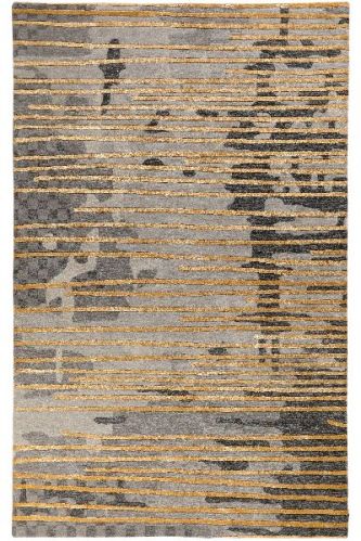 Rectangular 1004988 Wool & Viscose Silk Rug, For Flooring Use, Style : Contemporary