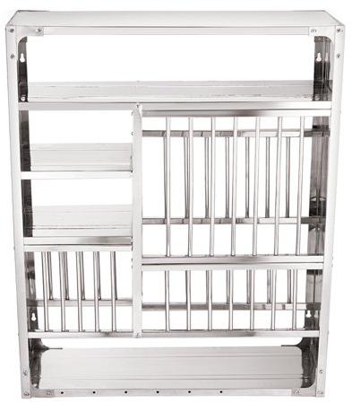 Rectangle Stainless Steel Wall Mounted Kitchen Rack