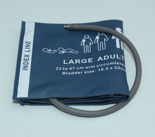 NIBP Cuff Single Large Tube, Color : Blue, Grey