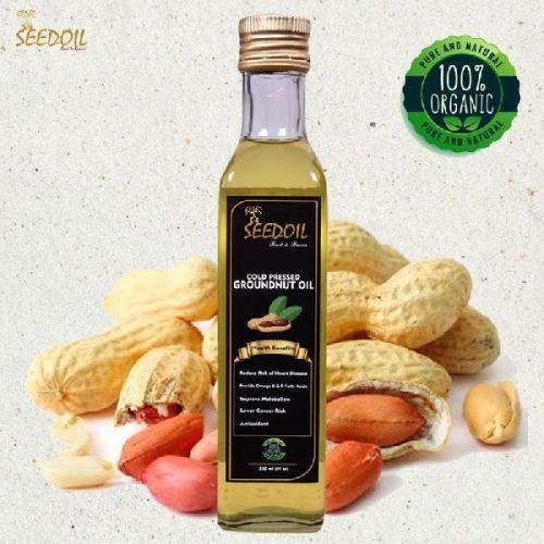 1 Liter Cold Pressed Groundnut Oil, Shelf Life : 9 Months