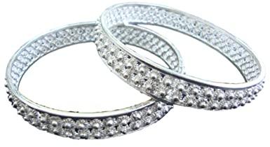 Polished Silver Filigree Bangles, Feature : Corrosion Proof, Fine Finishing