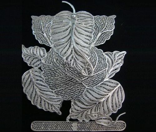 Polished Silver Filigree Showpiece, Feature : High Quality, Corrosion Resistance