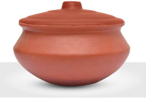 Round Terracotta Biryani Handi, For Used Making Briyani, Pattern : Plain