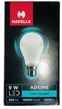 Philips Round Ceramic Havells LED Bulb, Lighting Color : Cool Daylight