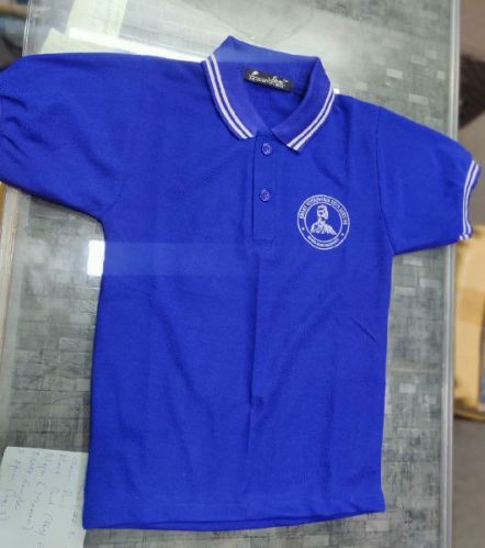 Printed Cotton Sports School T-Shirt, Packaging Type : Packet