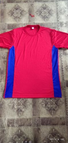 Plain Round Neck T-Shirt, Sleeve Type : Half Sleeves