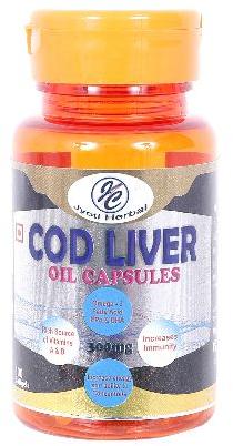 Cod Liver Oil Capsules, Packaging Type : Bottles