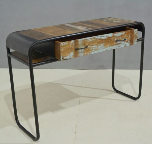 Reclaimed Wood Console Tables, Size : Length 120 Cm, Width 35 Cm, Height 76 Cm