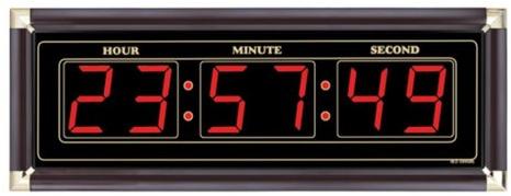 Plastic Digital Clock, Color : Red