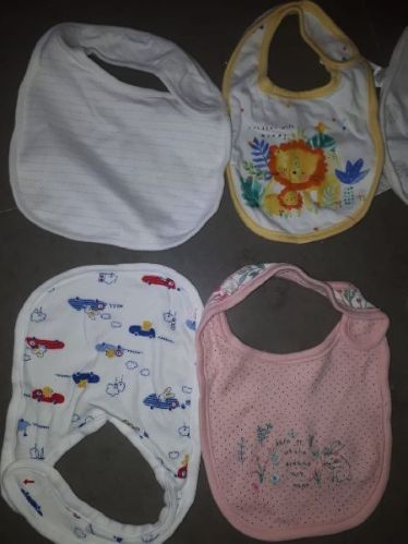 Printed Cotton Baby Bibs, Size : 10.75 Inches