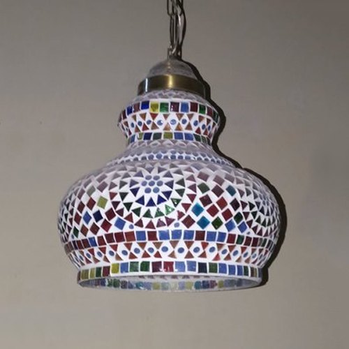 Ceramic Hanging Light, Color : White