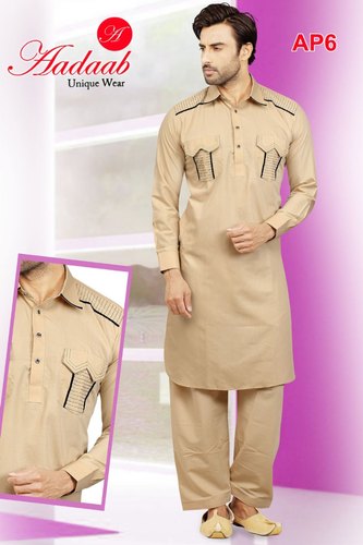 Plain Men Cotton Kurta, Occasion : Casual