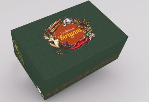 Cardboard EAZELYF BIRIYANI BOX, For Household, Packaging, Products Safety, Feature : Bio-degradable