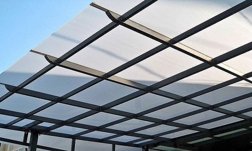 Polycarbonate Roofing Sheet, Color : White