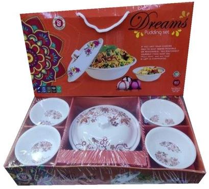 Dreams Melamine Pudding Set, For Gift, Capacity : 250 Ml