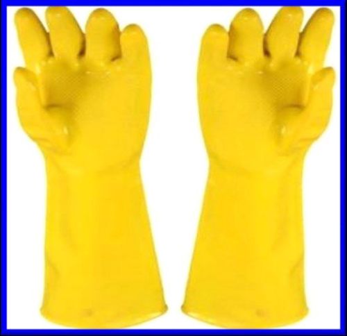 Latex Rubber Hand Gloves, For Clinical, Constructional, Hospital, Laboratory, Feature : Heat Resistant