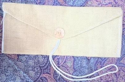 Jute Envelope, Size : 11x4.75 Inch