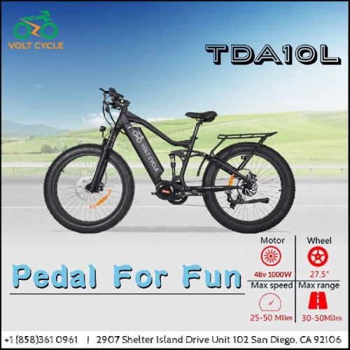 Polished Metal Volt Cycle TDA10L, Packaging Type : Black